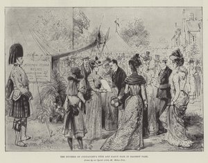 Bagshot Park'taki Connaught's Fete ve Fantezi Fuarı Düşesi by Melton Prior